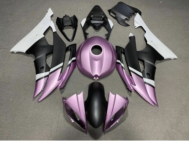 2008-2016 Noir Mat & Violet Clair R6 Carénage Moto