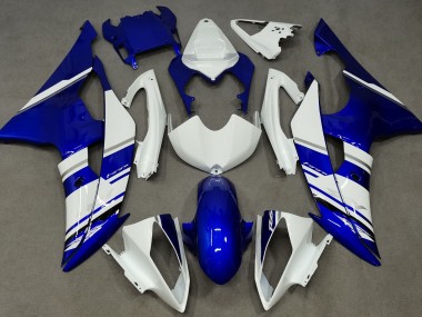 2008-2016 Style Personnalisé OEM Bleu & Blanc R6 Carénage Moto