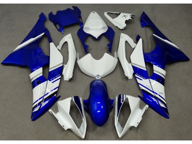 2008-2016 Style Personnalisé OEM Bleu & Blanc R6 Carénage Moto