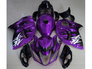 2008-2020 Violet Brillant & Noir GSXR 1300 Carénage Moto