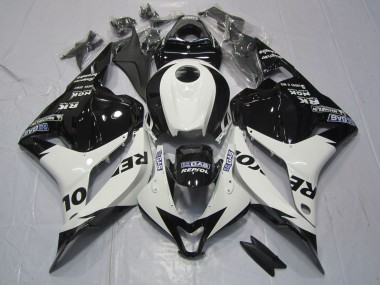 2009-2012 Blanc & Noir Repsol CBR600RR Carénage Moto