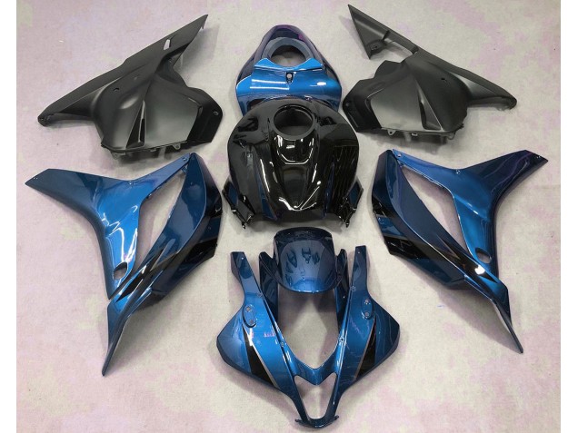 2009-2012 Bleu Clair Avec Noir CBR600RR Carénage Moto