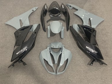 2009-2012 Gris Brillant & Noir ZX6R Carénage Moto