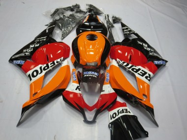 2009-2012 Noir Repsol CBR600RR Carénage Moto