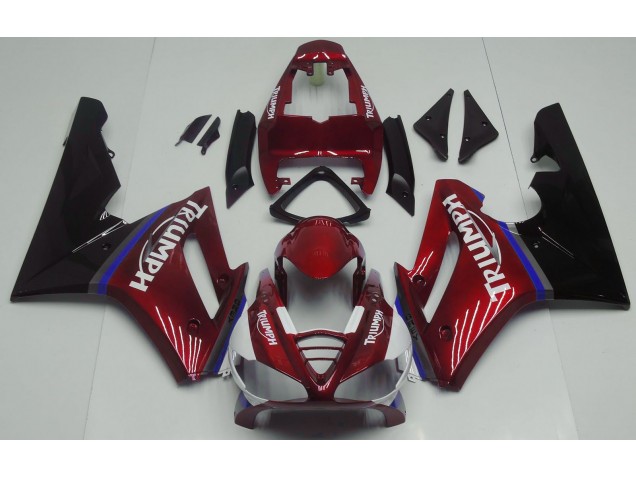 2009-2012 Rouge Brillant Daytona 675 Carénage Moto