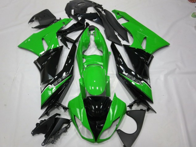 2009-2012 Vert Noir ZX6R Carénage Moto