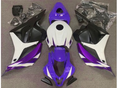 2009-2012 Violet Brillant Blanc & Violet CBR600RR Carénage Moto