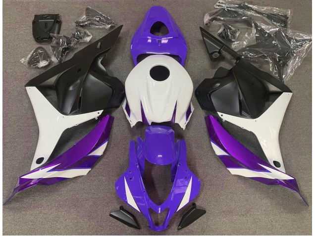 2009-2012 Violet Brillant Blanc & Violet CBR600RR Carénage Moto