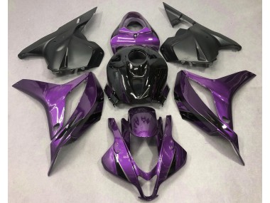 2009-2012 Violet Profond Avec Du Noir CBR600RR Carénage Moto