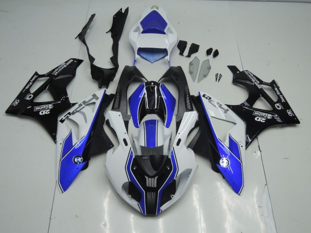 2009-2014 Alien Bleu & Blanc S1000RR Carénage Moto