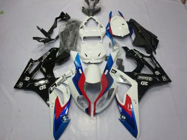 2009-2014 Alien Bleu & Blanc S1000RR Carénage Moto