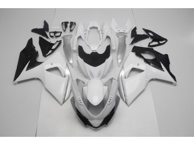 2009-2016 Blanc Brillant & Argent GSXR 1000 Carénage Moto