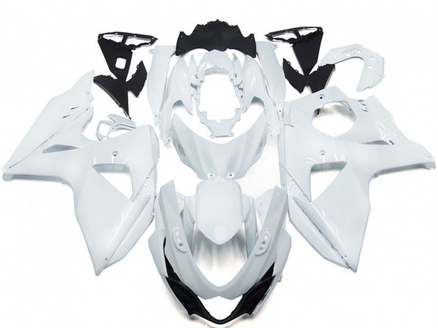 2009-2016 Blanc Brillant Uni GSXR 1000 Carénage Moto