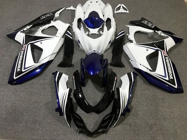 2009-2016 Bleu Noir & Blanc GSXR 1000 Carénage Moto