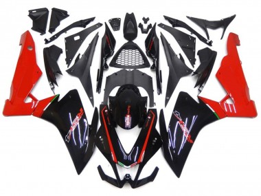 2010-2015 Rouge & Noir RSV4 1000 Carénage Moto