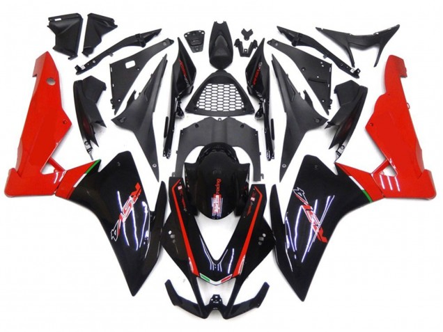 2010-2015 Rouge & Noir RSV4 1000 Carénage Moto