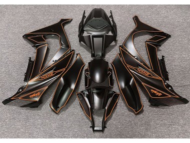 2011-2015 Doublure Noir Mat & Orange ZX10R Carénage Moto