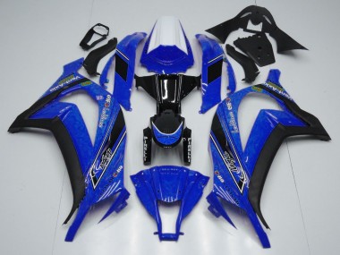 2011-2015 OEM Style Bleu ZX10R Carénage Moto