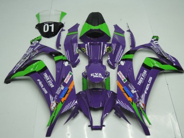 2011-2015 OEM Style Violet ZX10R Carénage Moto