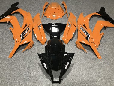 2011-2015 Orange Brillant & Logos ZX10R Carénage Moto