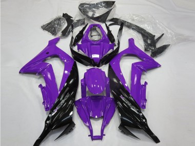 2011-2015 Violet Brillant & Noir ZX10R Carénage Moto