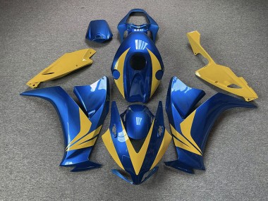 2012-2016 Bleu Brillant & Jaune CBR1000RR Carénage Moto