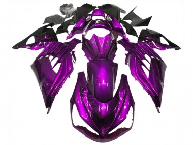 2012-2021 Ambiance Violet Brillant ZX14R Carénage Moto