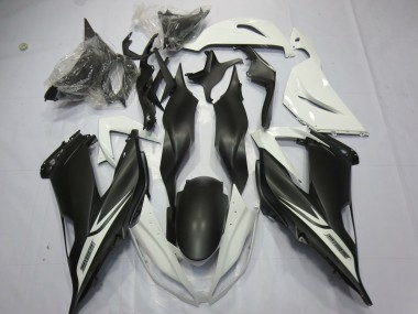 2013-2018 Noir Mat Blanc ZX6R Carénage Moto