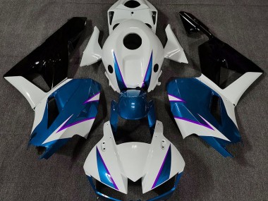 2013-2023 Bleu Brillant Blanc & Violet CBR600RR Carénage Moto