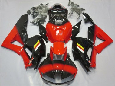 2013-2023 Rouge Brillant & Noir CBR600RR Carénage Moto