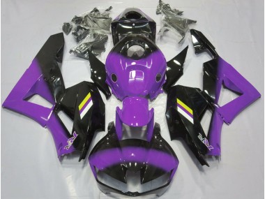 2013-2023 Violet Brillant & Fondu Noir CBR600RR Carénage Moto