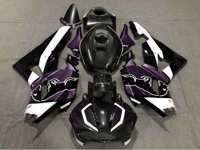 2013-2023 Violet Personnalisé Fibre De Carbone Taureau CBR600RR Carénage Moto