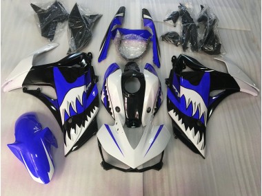 2015-2018 Requin Bleu & Blanc R3 Carénage Moto