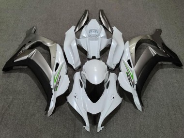 2016-2019 Blanc Nacré & Argent ZX10R Carénage Moto