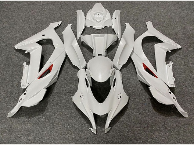 2016-2019 Garniture Rouge Blanc Perle ZX10R Carénage Moto