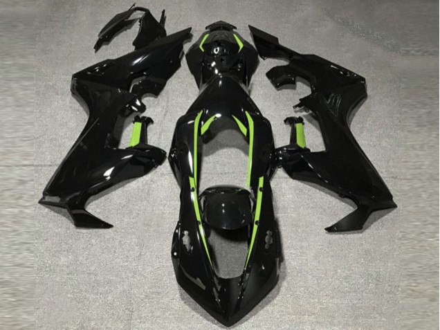 2017-2023 Doublure Noir Brillant & Vert Citron CBR1000RR Carénage Moto