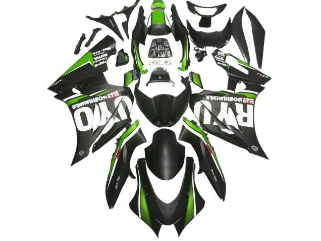 2017-2023 Noir Mat & Vert GSXR 1000 Carénage Moto