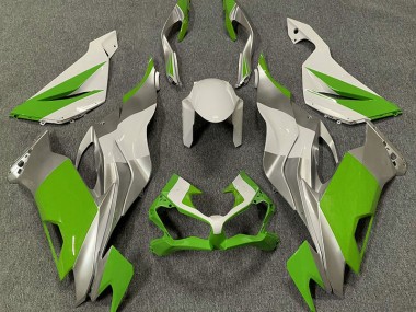 2019-2023 Vert Blanc & Argent ZX6R Carénage Moto